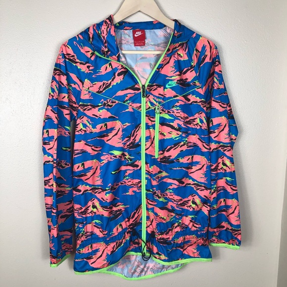 Nike Jackets & Blazers - ✨FINAL PRICE✨NWOT Nike neon windbreaker jacket S